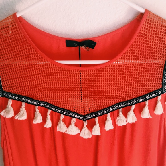 NWT THML Stitchfix Tassle top - Picture 5 of 8